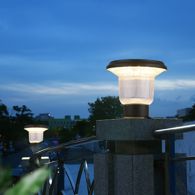 Garden Yard  Solar Led Post Lamp Fixture Light Outdoor 5V 4.5W 26x26x25cm